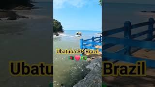 Ubatuba SP Brazil 🇧🇩❤️🇧🇷brazil travel beachlife beach beach brass brazillife copadomundo [upl. by Fuld]