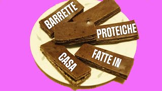 Ricetta per barrette proteiche fatte in casa [upl. by Eskil]