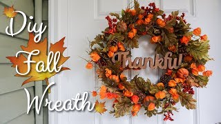 DIY Fall Wreath [upl. by Neelav558]