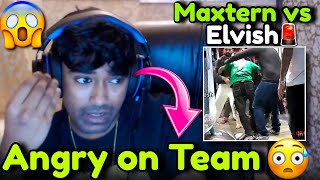 Neyoo on Elvish vs Maxtern 😳🚨 • Angry on Team Performance😥 [upl. by Allana]