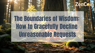 The Boundaries of Wisdom How to Gracefully Decline Unreasonable Requests  𝐙𝐞𝐧 𝐂𝐨𝐢𝐧 [upl. by Neerak]