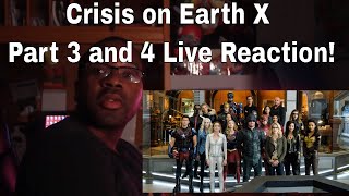 Crisis on Earth X Part 3 and 4 Live Reaction The Flash and Legends of Tomorrow [upl. by Nadiya12]