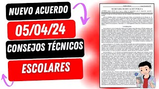 ACUERDO 050424 LINEAMIENTOS PARA LA INTEGRACIÓN OPERACIÓN Y FUNCIONAMIENTO DE LOS CTE [upl. by Zoie]