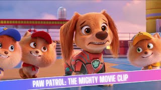 PAW Patrol The Mighty Movie  quotIm not built for babysittingquot [upl. by Nylhsoj]