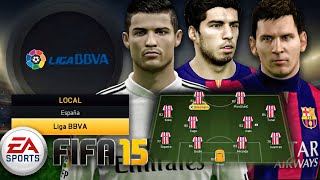 ¿CÓMO ERA LA LIGA ESPAÑOLA EN FIFA 15  VEMOS LOS 20 EQUIPOS [upl. by Monteria]