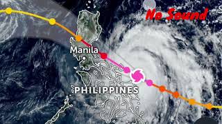 Exact Position of Typhoon PEPITO as of 300 PM [upl. by Allekram178]