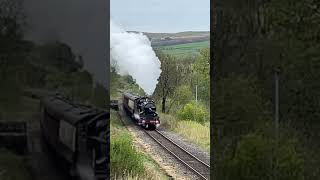 4079 “Pendennis Castle” storms towards Ewood Bridge train GWR railway shorts [upl. by Oakes]