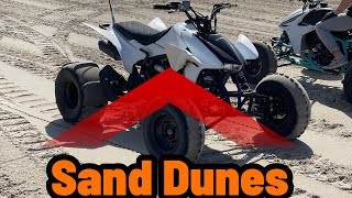 Quading at SAND LAKE Dunes Custom Built TRX45OER [upl. by Anilasor]