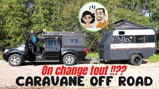 CARAVANE TOUR  Présentation de la DECAMP Trekking X3 Caravane OFF ROAD  FamilyRoss [upl. by Haimehen595]