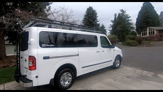 Nissan NV 3500 Walkaround Tour the greatest large family van [upl. by Akenot899]