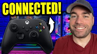 How to Fix Xbox Controller Wont Connect to PC  Easy Guide [upl. by Aicnatsnoc]