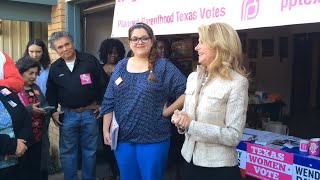 Wendy Davis In Arlington [upl. by Sabelle]