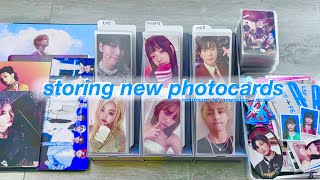 ♡ storing and organizing kpop photocards 9 ♡ nct dream txt newjeans le sserafim ive  more [upl. by Nais]