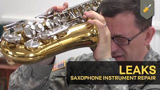 Leaks Saxophone Instrument Repair [upl. by Cowley736]