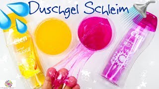 Schleim aus Duschgel selber machen 🙇SUPER EINFACH  KLARER SCHLEIM  DUFTEND [upl. by Forras]