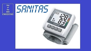 Sanitas SBC 251 Blood Pressure Monitor UNBOXING Lidl 21 systolicdiastolic 30250 pulse 40180 [upl. by Mctyre]