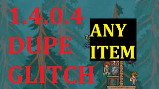 Terraria 1404 ANY ITEM Duplication Glitch  Super Easy Item Duplication You Can Perform Solo [upl. by Lednem]