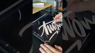 4 Tips para mejorar tu caligrafía en procreate [upl. by Juta]