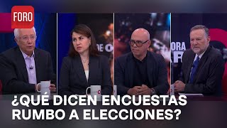 ¿Cómo van las encuestas rumbo a las elecciones presidenciales de México  Es la Hora de Opinar [upl. by Marna]