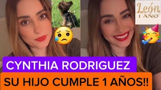 En medio de la tristeza CYNTHIA RODRIGUEZ habla del primer año de LEONCITO agradece el apoyo [upl. by Erasmus432]