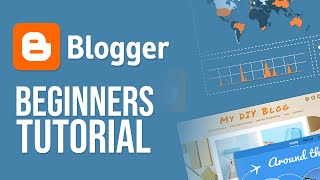 Bloggercom For Beginners 2024  How to Use Blogger to Create Blogs [upl. by Enogitna]