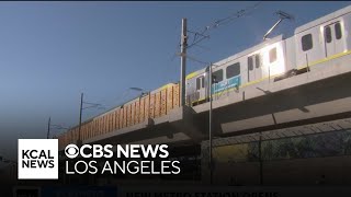 New Metro station opens near LAX [upl. by Kerek461]