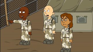 Caillou Goes To Military School  Episode 2 Caillou Escapes From Military School [upl. by Enobe]