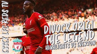 Divock Origi Highlights Reel including his Goal amp Celebrations vs Everton 24th April 2022 [upl. by Tisdale]