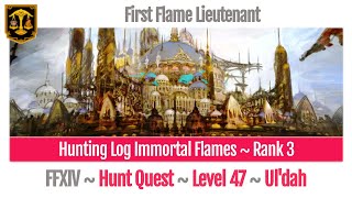 FFXIV Hunting Log Immortal Flames Rank 3  A Realm Reborn [upl. by Orpheus890]