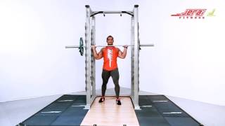 Overhead barbell press Training and Workout Tutorial Videos by Jerai Fitness App [upl. by Yssenhguahs632]