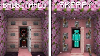 CHERRY Blossom ESCAPE ROOM Build Battle  Skeppy Vs BadBoyHalo [upl. by Anirehs47]