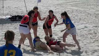 Battleship Womens Rugby vs Aviatrix 1  Vampire Beach Rugby 51124 [upl. by Ronnie]