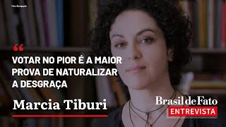 “Votar no pior é a maior prova de naturalizar a desgraça”  Marcia Tiburi no BDF Entrevista [upl. by Annagroeg]