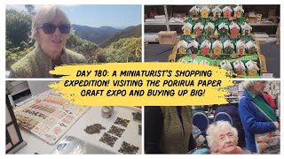 Day 180 A miniaturist’s shopping expedition Visiting the Porirua paper craft expo amp buying up big [upl. by Kalin]