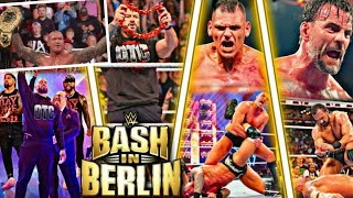 WWE Bash in Berlin  Randy Finally won World heavyweight championship Roman return 2024 Highlights [upl. by Jeannette591]