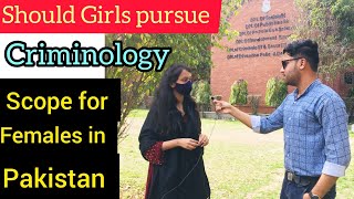 Scope of Criminology for girls  Should females pursue CriminologyParho or Parhao Bilal Amin Live [upl. by Maddox]