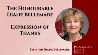 Senator Bellemare expresses her thanks  October 10 2024 English feed [upl. by Tekcirk792]