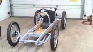 Cyclekart Monocar chassis complete video of details [upl. by Annis387]