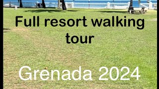 GRENADA 2024  full tour of RADISSON BEACH Resort  beach pools restaurants [upl. by Wightman]