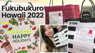 Fukubukuro 2022  Japanese Lucky Bag Ala Moana Shopping Center in Hawaii [upl. by Eilagam686]