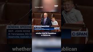 Congressman’s son steals show on House floor hamming it up for cameras [upl. by Ailen]