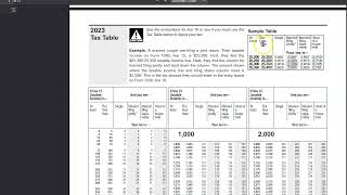 IRS Tax Tables [upl. by Shelia]