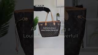 Spot a REAL Vs FAKE LV Neverfull louisvuitton neverfull luxury fashion [upl. by Atina]