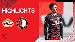 Geen winnaar na intense topper in Eindhoven ⚖️  Highlights PSV  Feyenoord  Eredivisie 20202021 [upl. by Utta]