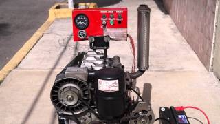 MOTOBOMBA DIESEL RUGGERINIBARNES ALTA PRESION 38HP [upl. by Yorgen]