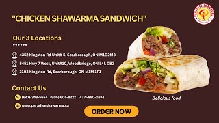 Best Chicken Shawarma in Toronto [upl. by Hebner127]