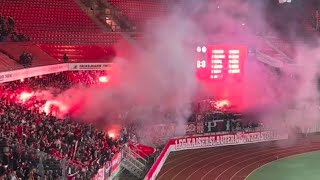 Pyro amp Support FCK Fans at Nürnberg  2Bundesliga FC Nürnberg vs FC Kaiserslautern 00 “081124” [upl. by Notterb]