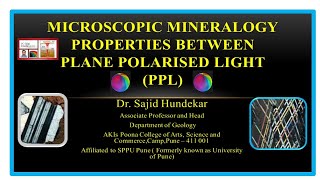 Microscopic Mineralogy  Optical Properties between the PPL [upl. by Sapphera913]