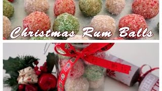 HOW TO MAKE RUM BALLS FOR CHRISTMAS [upl. by Doolittle]