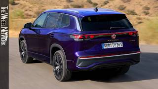 2025 Volkswagen Tayron eHybrid Reveal  Ultra Violet Metallic  Driving Interior Exterior [upl. by Atinit]